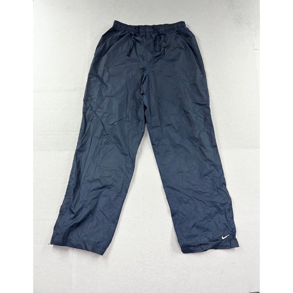 Vintage Nike Men's Blue Windbreaker Athletic Large Track Pants